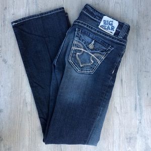 Big Star Boot Cut Jeans 28R Remy Low rise Fit